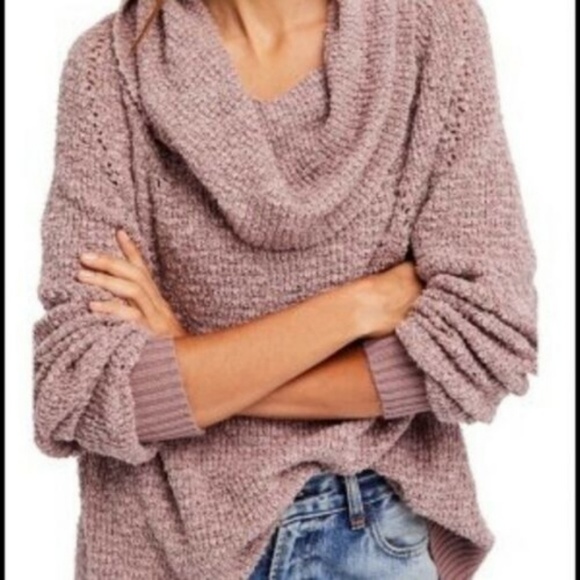 Free People Sweaters - Free people BNWT "by your side" sweater Mauve